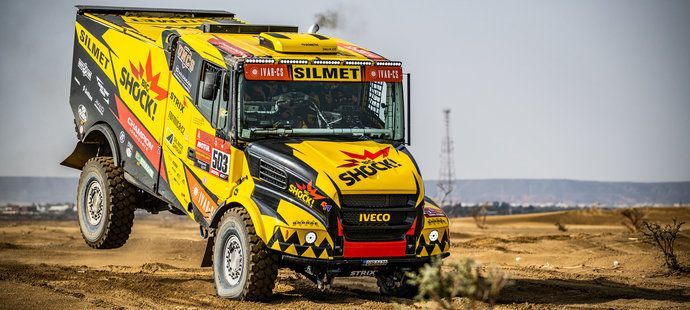 Martin Macík na trati Rallye Dakar 2021