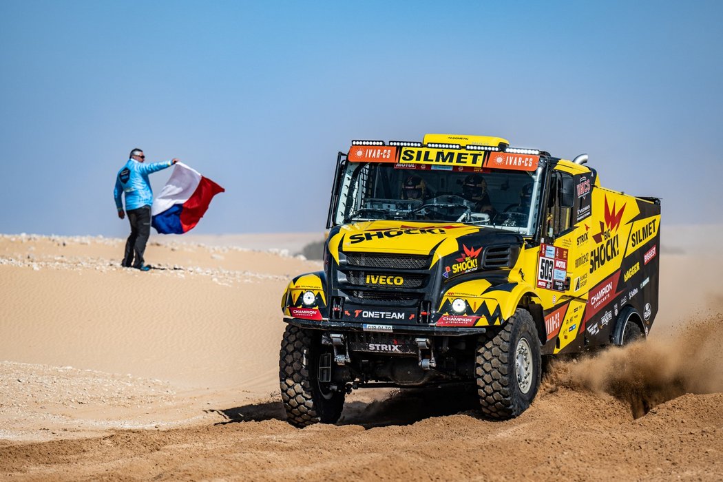 Kamion Martina Macíka na Dakaru 2022