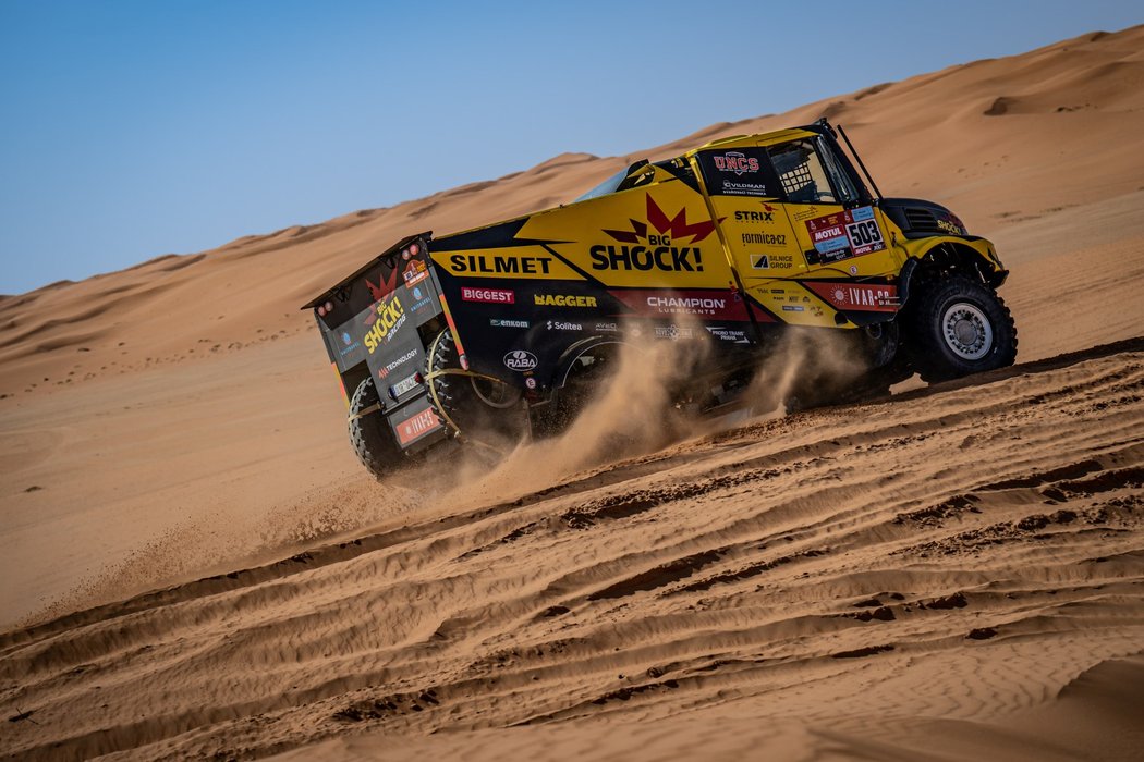 Kamion Martina Macíka na Dakaru 2022