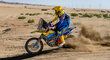Český motocyklový jezdec Martin Michek se drží na 14. místě v celkovém pořadí Rallye Dakar