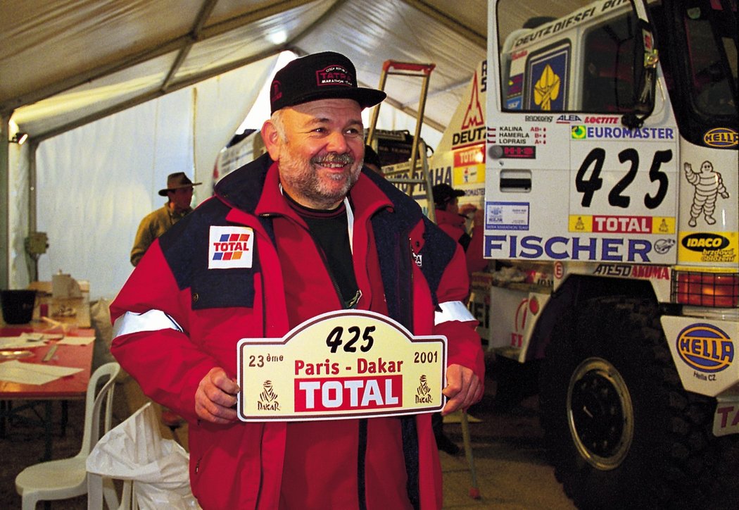 Šestinásobný vítěz Rallye Dakar Karel Loprais