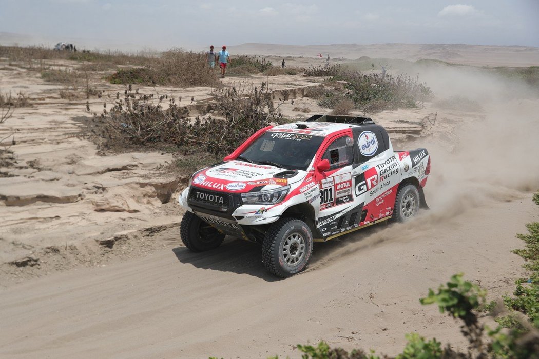 Katařan Násir Attíja se po 3. etapě vrátil do průběžného vedení Rallye Dakar