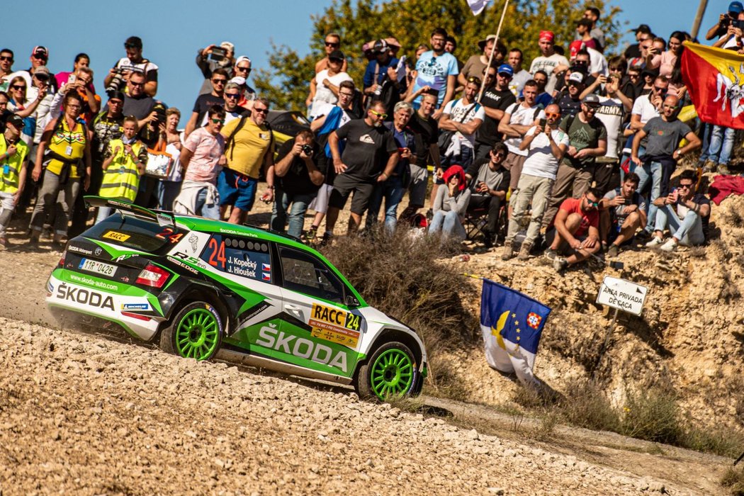 Jan Kopecký dojel v Katalánsku druhý v kategorii WRC 2 Pro