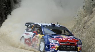 Sébastien Loeb vede Katalánskou rallye, Hirvonen je třetí