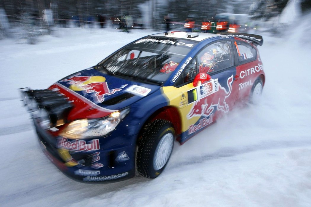 Sébastien Loeb na sněhu