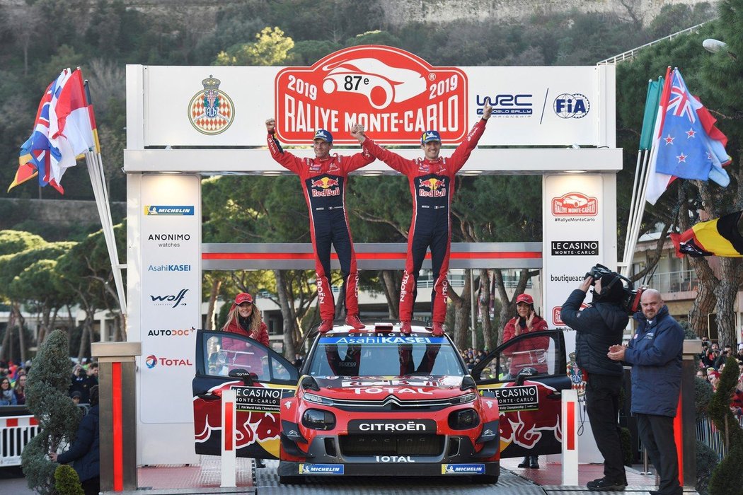 Rallye Monte Carlo vyhrál pošesté v řadě Francouz Sébastien Ogier. V úvodním dílu mistrovství světa obhájce titulu zvítězil po velkém boji před Belgičanem Thierrym Neuvillem