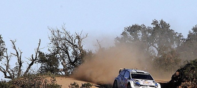 Sébastien Ogier na trati Portugalské rallye