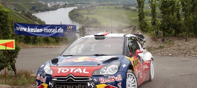 Sébastien Loeb na trati Německé rallye