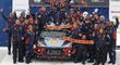 Thierry Neuville se svým týmem slaví výhru ve Švédské rallye