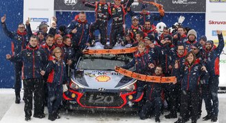 Neuville zaválel, vyhrál poprvé v kariéře Švédskou rallye