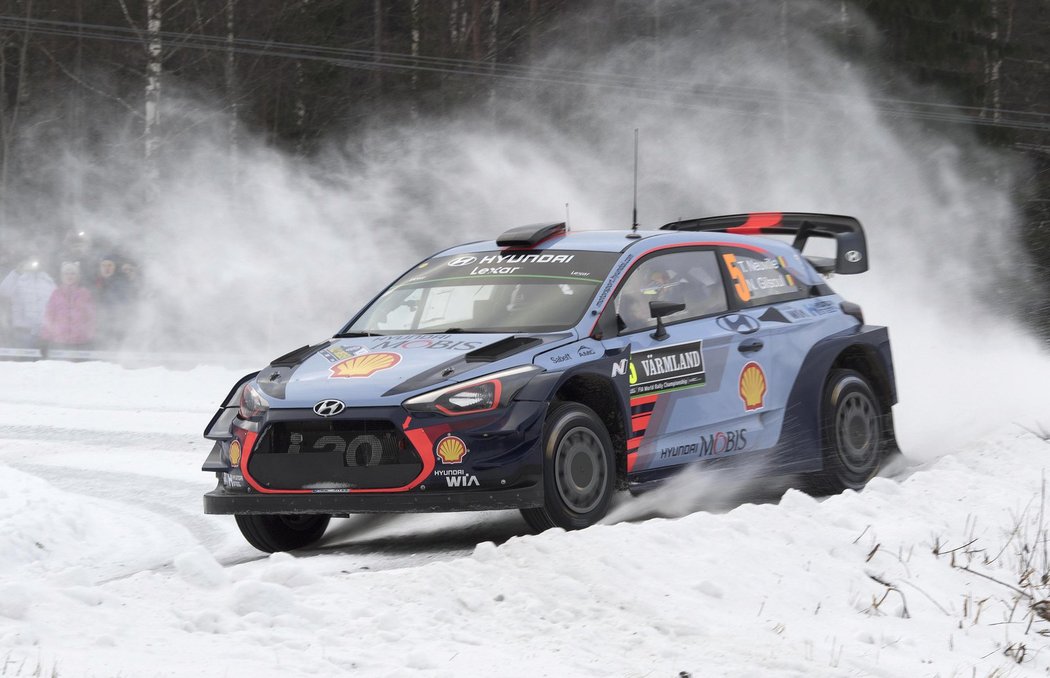 Thierry Neuville se ve Švédsku mezi špičku nevešel