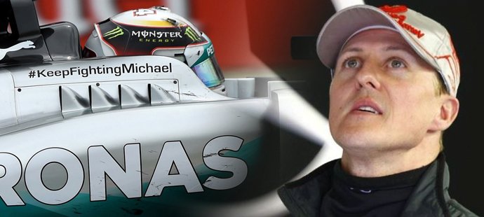 Z monopostů Mercedesu nápis na podporu Schumachera zmizí