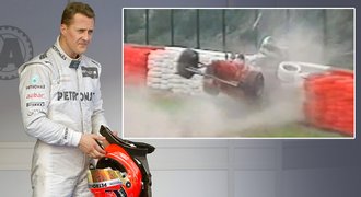 Schumacherovy nehody: na lyžích a na motorce, jen jednou v F1