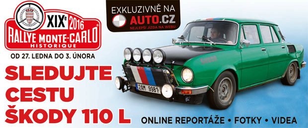 Škody 110 L vyrazila na rallye Monte Carlo