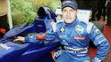 Tomáš Enge před závodem F1 v italské Monze v roce 2001
