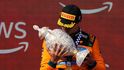 Lando Norris slaví triumf ve Velké ceně Maďarska