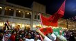 Maročtí fanoušci slavili postup do semifinále MS ve fotbale