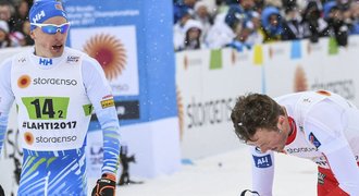 Drama na MS: Fin s Norem se srazili, ve sprintu se zlatě smáli Rusové