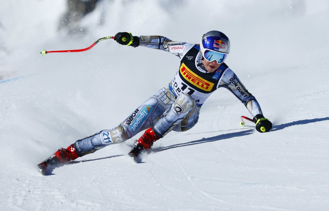 Ester Ledecká v super-G na MS v alpském lyžování v italské Cortině