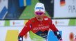 Johannes Hösflot Klaebo po triumfu ve sprintu na MS v klasickém lyžování