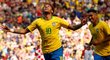 Neymar po návratu na hřiště zářil, krásným gólem skolil Chorvaty