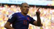 Hvězdný záložník Nizozemska Arjen Robben poslal svůj tým do vedení, Austrálie ovšem brzy vyrovnala