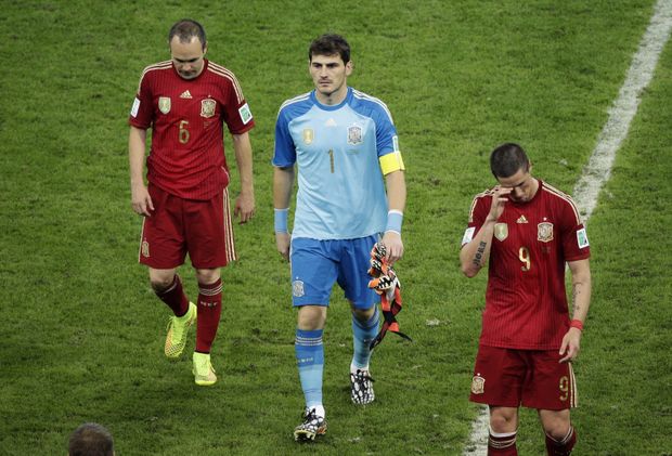 Fotbalisté Španělska patří mezi největší zklamání na MS, vypadli už ve skupině. Fotbalisté Španělska patří mezi největší zklamání na MS, vypadli už ve skupině.