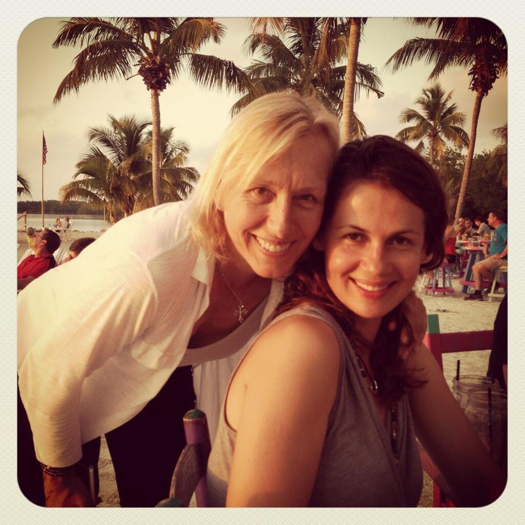 Martina Navrátilová se svou láskou Julií Lemigovovou si užívají romantiku na floridských ostrůvcích