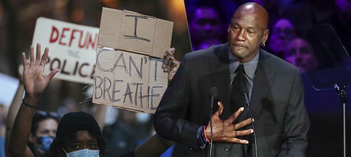 Michael Jordan je znechucený rasismem v USA