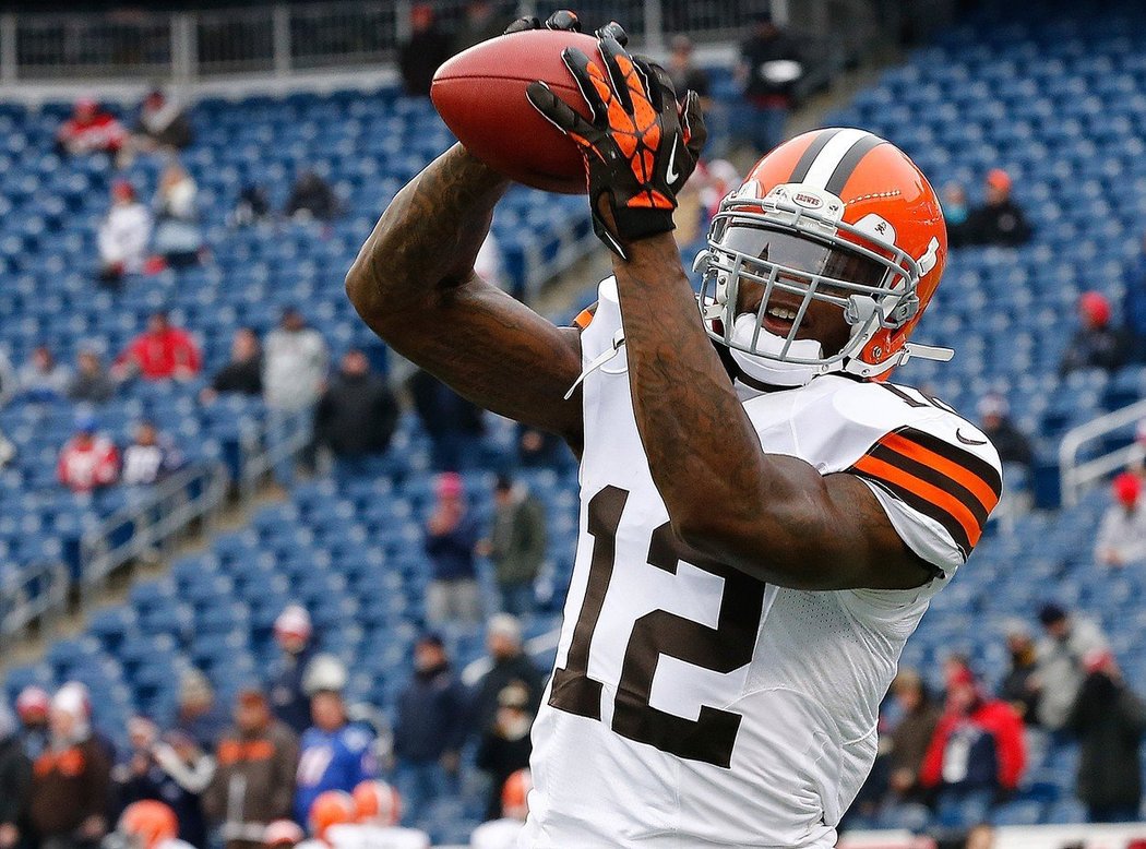 Wide receiver Josh Gordon přiznal, že ještě v žádném utkání amerického fotbalu nenastoupil střízlivý