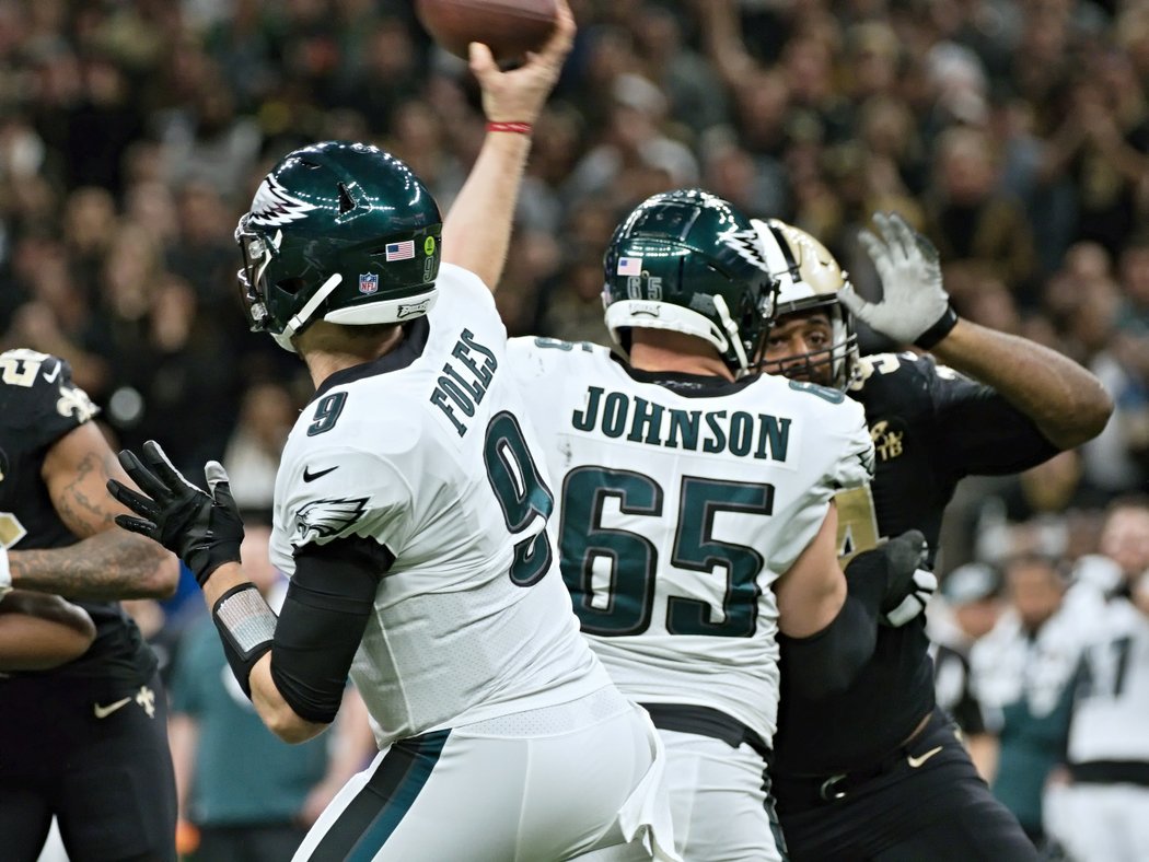 Český fotograf Kamil Herák snímal jako jediný Evropan divizní kolo play off NFL mezi New Orleans a Philadelphií.