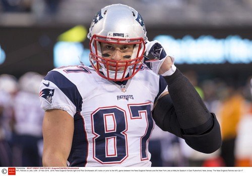 Rob Gronkowski, hvězda týmu NFL New England Patriots