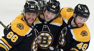 SESTŘIHY: Pastrňák překonal nejlepší sezonu v NHL, Hronek debutoval