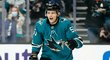 Obránce Radim Šimek v dresu San Jose Sharks