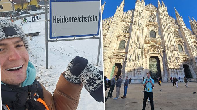 Z Třebíče pěšky do Milána na počest babičky: Čecha povzbudila Kuchařová. Psali mi, že umrznu Z Třebíče pěšky do Milána na počest babičky: Čecha povzbudila Kuchařová. Psali mi, že umrznu