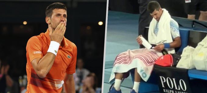 Djokovič na kurtu opět udivuje záhadnou lahví: Porušil pravidla turnaje? Djokovič na kurtu opět udivuje záhadnou lahví: Porušil pravidla turnaje?