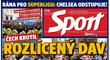 Petr Čech na titulní straně Sportu