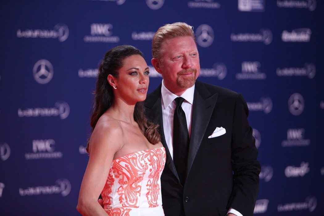 Do Brazílie dorazil také bývalý vynikající tenista Boris Becker se svojí ženou Lilly Kerssenbergovou