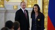 Vladimír Putin hájil ruské atlety, setkal se i s tyčkařkou Jelenou Isinbajevovou