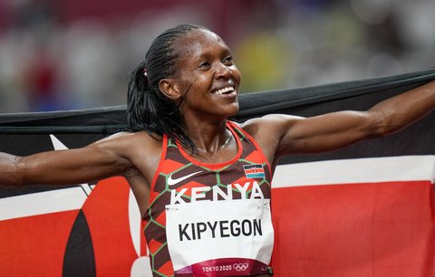 Zlatá radost Faith Kipyegonové