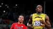 Usain Bolt může slavit zisk zlaté medaile a obhajobu stejného úspěchu z olympiády v Pekingu