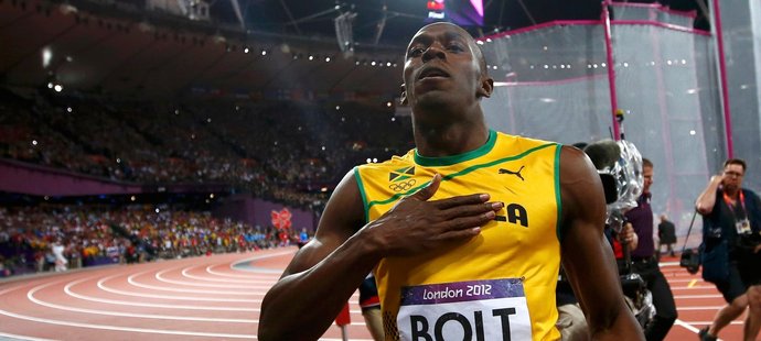 Zlatý muž Bolt. Jamajský sprinter ovládl stovku a slaví zlatou medaili