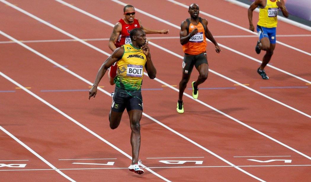 Ihned po proběhnutí cílem Bolt poslal kritikům jasný vzkaz