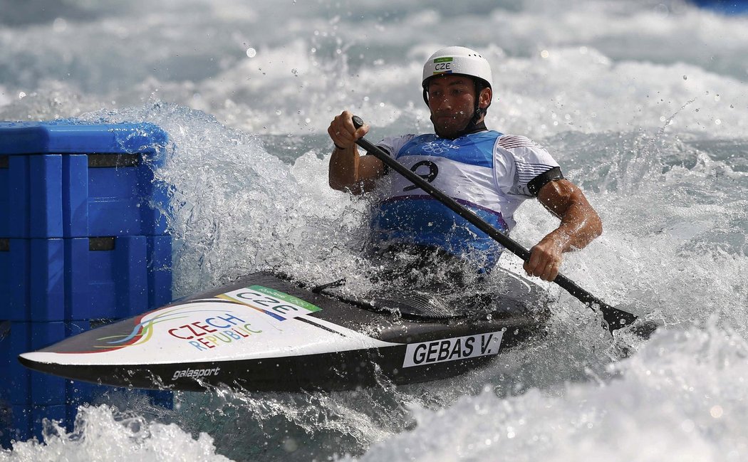 Vítězslav Gebas ve své kvalifikační jízdě na olympiádě v Riu