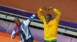 Atleti i šoumeni. Farah a Bolt slaví své olympijské úspěchy