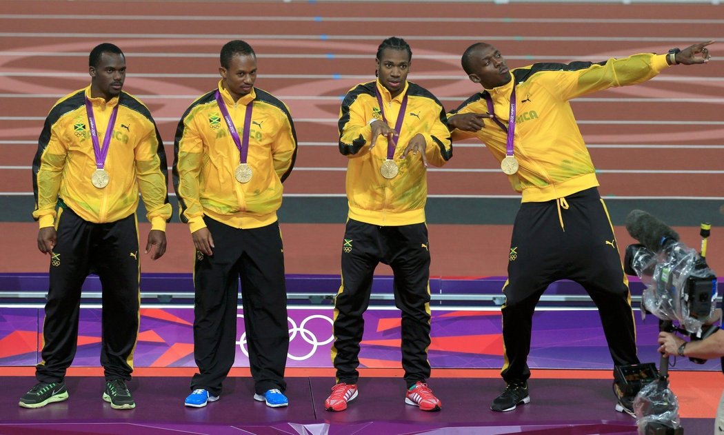 Zlatí hrdinové z Jamajky: Carter, Frater, Blake a Bolt