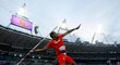 Walcott háže před zaplněným Olympijským stadionem zlatý hod