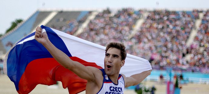 Český pětibojař David Svoboda získal třetí českou zlatou medaili na olympiádě v Londýně