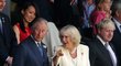 Princ Charles a vévodkyně Kamila na zahájení londýnské olympiády