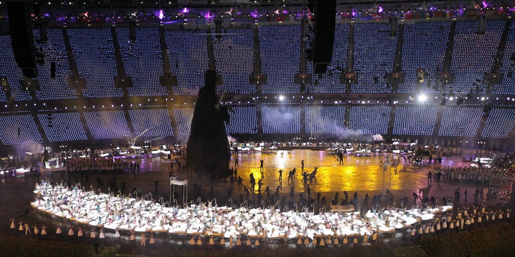 Na zahajovacím ceremoniálu olympiády se objevil i Lord Voldemort